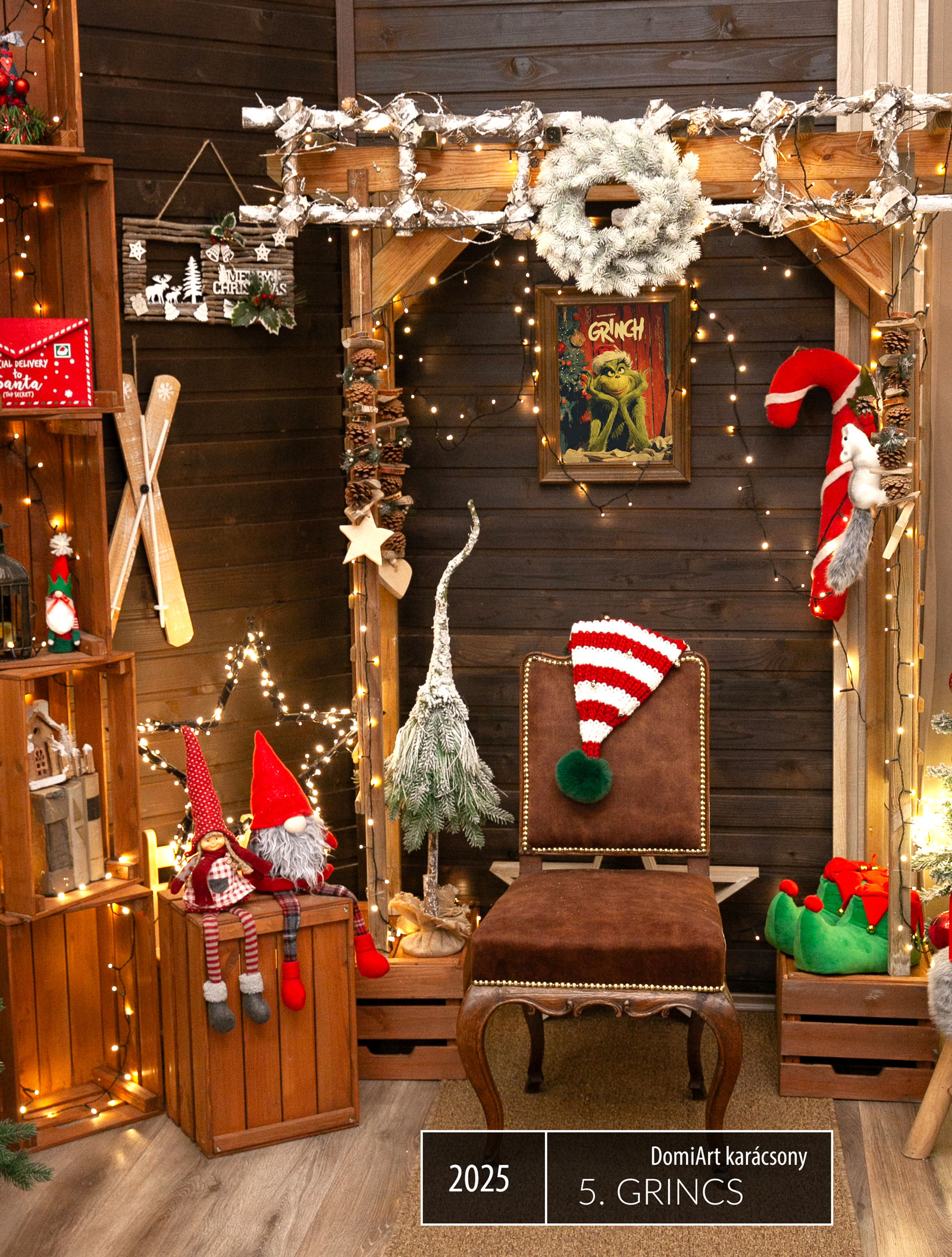 2025 karácsonyi fotózás háttér Grincs