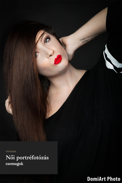 Női portré fotózás árak